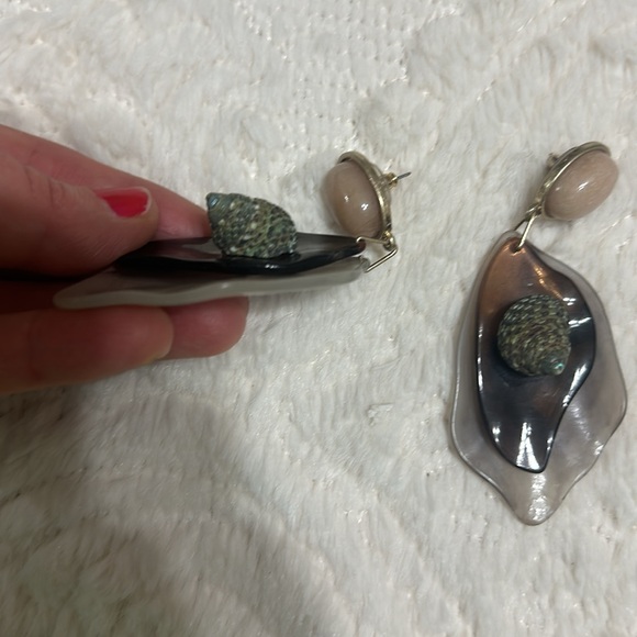 Mango Combined shell earrings - Picture 5 of 5
